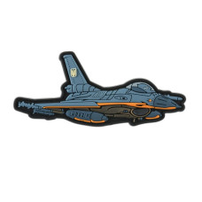 M-Tac нашивка F-16 PVC Blue