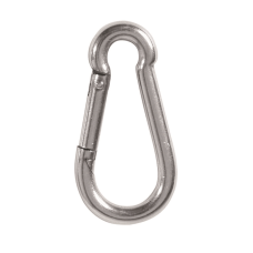 Карабин железный Mil-tec STAINLESS STEEL CARABINER Серебристый
