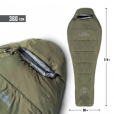 Спальний Мішок Pentagon MUMMY Темная олива, Dark olive