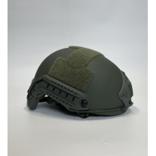Кевларовый шлем FAST NIJ IIIA. Материал: Aramid (Kevlar). Цвет: Олива