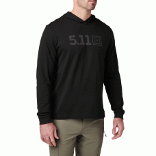 Реглан с капюшоном 5.11 Tactical® 5.11 Hooded Long Sleeve Black
