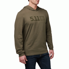 Реглан с капюшоном 5.11 Tactical® 5.11 Hooded Long Sleeve RANGER GREEN