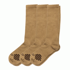 Шкарпетки тактичні 5.11 Tactical® Duty Ready Plus OTC Socks (3 пари) US Dark Coyote