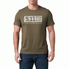 Футболка з малюнком 5.11 Tactical® Atmos Logo RANGER GREEN