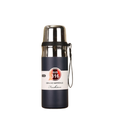 Термос с сеткой-фильтром Черный, Black, 1L
