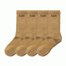 Носки тактические 5.11 Tactical® Duty Ready Basic Crew Socks (4 пары) US Dark Coyote