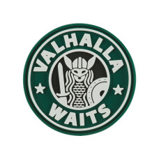 R3ICH нашивка Valhalla Waits зеленая