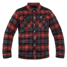 Рубашка Helikon Winter Warden Long Sleeve - Slate Crimson Plaid, Красный