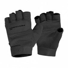 Перчатки тактические беспалые Pentagon Duty Mechanic 1/2 Gloves Black, Black