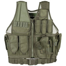 Разгрузочный жилет с ремнем MFH USMC Vest Olive