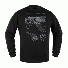Світшот зимовий AK-47 Combat Black