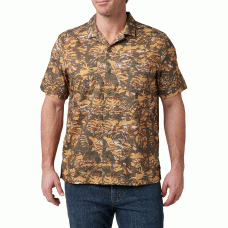 Рубашка тактическая 5.11 Tactical® Adventure Print Short Sleeve Shirt Ranger Green Neu Vay Camo