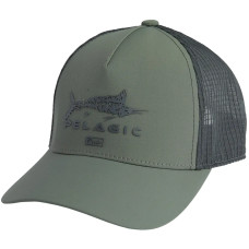 Кепка Pelagic Echo Gyotaku Performance Trucker Army
