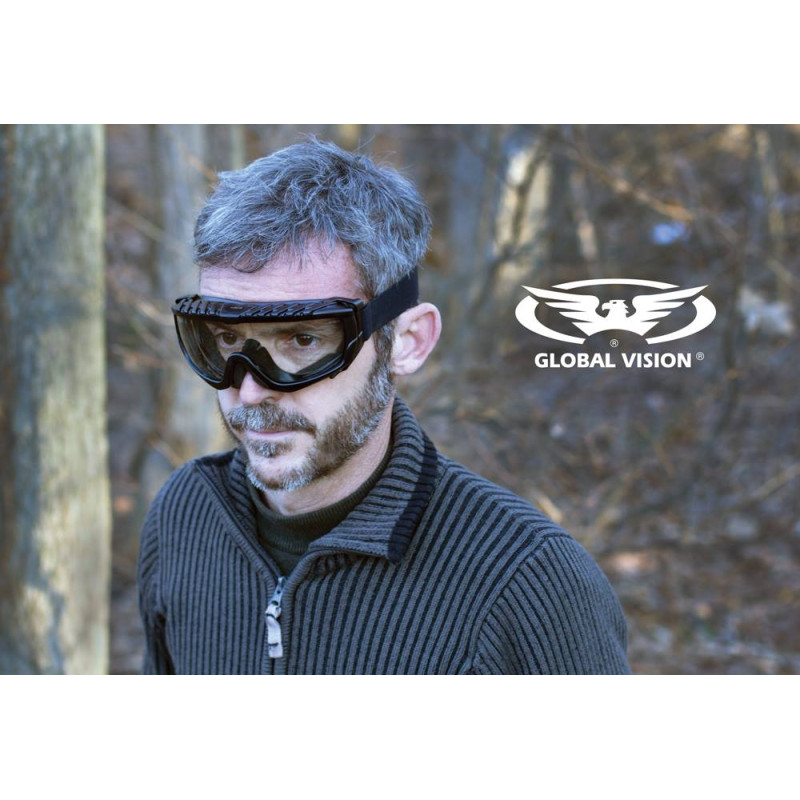 Очки защитные с уплотнителем Global VisionBallistech-1+RX (clear) Anti-Fog, прозрачные с диоптрической вставкой