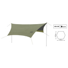 Уцінка! Тент зі стійками Tramp Lite Tent green UTLT-034