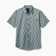 Рубашка тактическая 5.11 Tactical® Wyatt Print Short Sleeve Shirt Blue Agave Knife