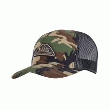 Кепка тактическая 5.11 Tactical® PBG Woodland 7 Panel Hat Woodland