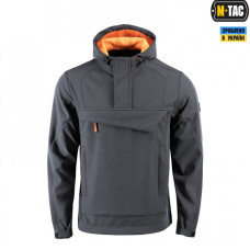 M-Tac анорак Soft Shell Fighter Dark Grey/Orange