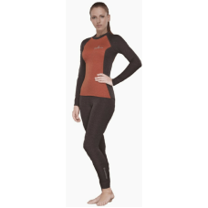 Футболка с рукавом Outdoor Tracking Lady Gray/Orange