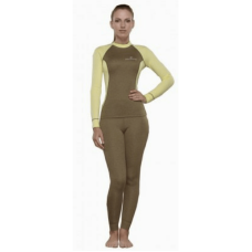 Футболка с рукавом Outdoor Tracking Lady Green/Yellow