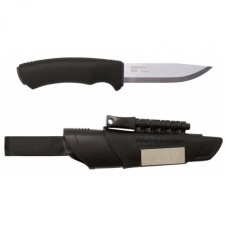 Нож Morakniv BushCraft Survival, нерж. сталь, черный