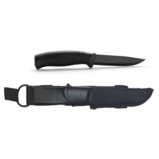 Нож Morakniv Companion Tactical BlackBlade, нерж. сталь, черный клинок