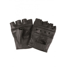 Перчатки байкерские обрезанные (Black)