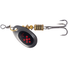 Блесна X-Fish Dark Side №1 2.5g Nikel black orange