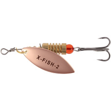 Блесна X-Fish Rampage №2 7g Copper