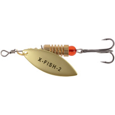 Блесна X-Fish Rampage №2 7g Gold