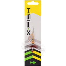Блесна X-Fish Sirius №1 3.7g Copper GD