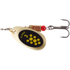 Блесна X-Fish Spike №3 5.5g Gold black lime