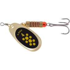 Блесна X-Fish Spike №4 9.5g Gold black lime