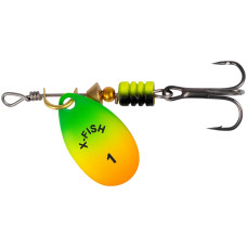 Блесна X-Fish Stark №1 2.5g Fire tiger