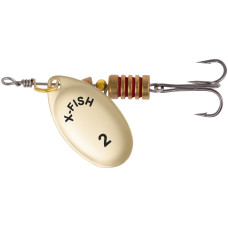 Блесна X-Fish Stark №2 4.5g Gold