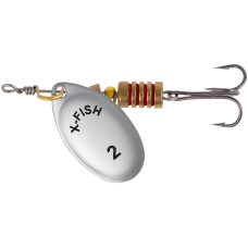 Блесна X-Fish Stark №2 4.5g Silver