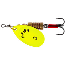 Блесна X-Fish Stark №3 6g Nikel UV lime
