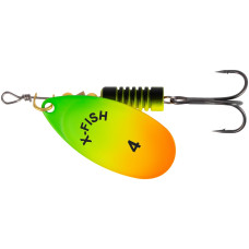 Блесна X-Fish Stark №4 9.5g Fire tiger
