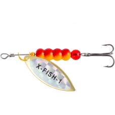 Блесна X-Fish Trophy №1 7g Gold rainbow