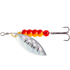 Блесна X-Fish Trophy №2 9g Silver rainbow