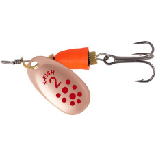 Блесна X-Fish Wolf №2 5g Copper fire tiger