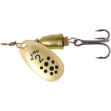 Блесна X-Fish Wolf №2 5g Gold