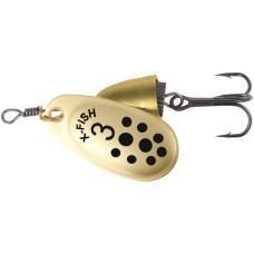 Блесна X-Fish Wolf №3 7g Gold