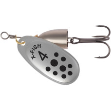 Блесна X-Fish Wolf №4 10g Silver