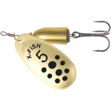 Блесна X-Fish Wolf №5 12,5g Gold