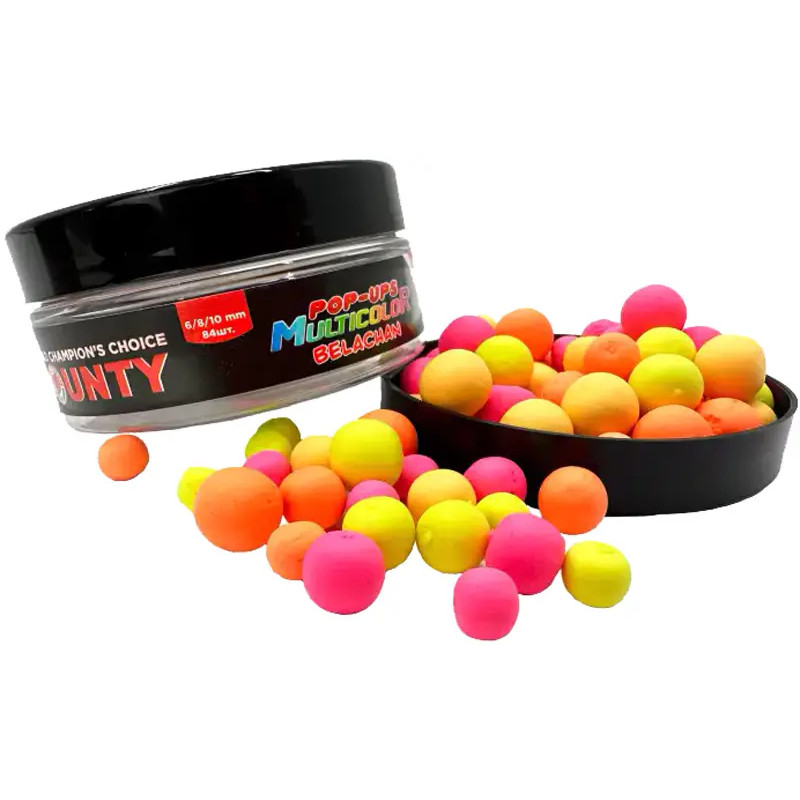 Бойлы Bounty Pop-Up Multicolor Multisize Belachan 6/8/10mm
