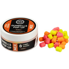 Бойлы Brain Dumbells Mix Double Fruit (cлива+ананас) 6*10mm 34g
