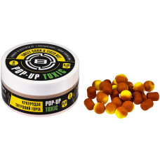Бойлы Brain Toxic Pop-Up Sweet Corn & Tiger Nut (кукуруза + тигровый орех) 10mm + 8x12mm 34g