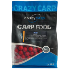 Бойлы Crazy Carp Silver Series Shelf Life Krill 24mm 1kg