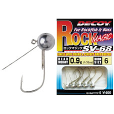 Джиг головка Decoy Rock Magic SV-68 #4 0.9g (5 шт/уп)